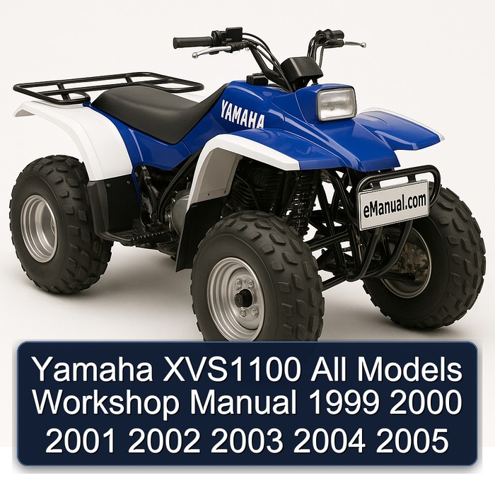 Yamaha XVS1100 All Models Workshop Manual 1999 2000 2001 2002 2003 2004 2005 
