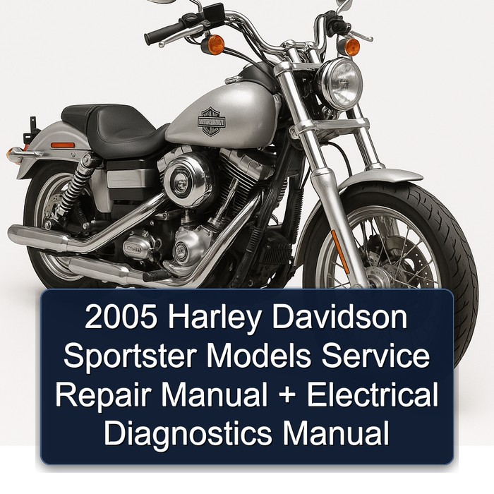 2005 Harley Davidson Sportster Models Manual de servicio y reparación + Electrical Diagnostics Manual (Free Preview Highly Detailed FSM Total 751 Pages Searchable Indexed)