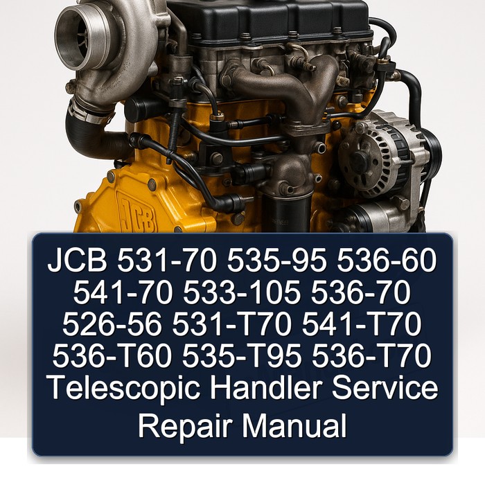 JCB 531-70 535-95 536-60 541-70 533-105 536-70 526-56 531-T70 541-T70 536-T60 535-T95 536-T70 Telescopic Handler Service Repair Manual