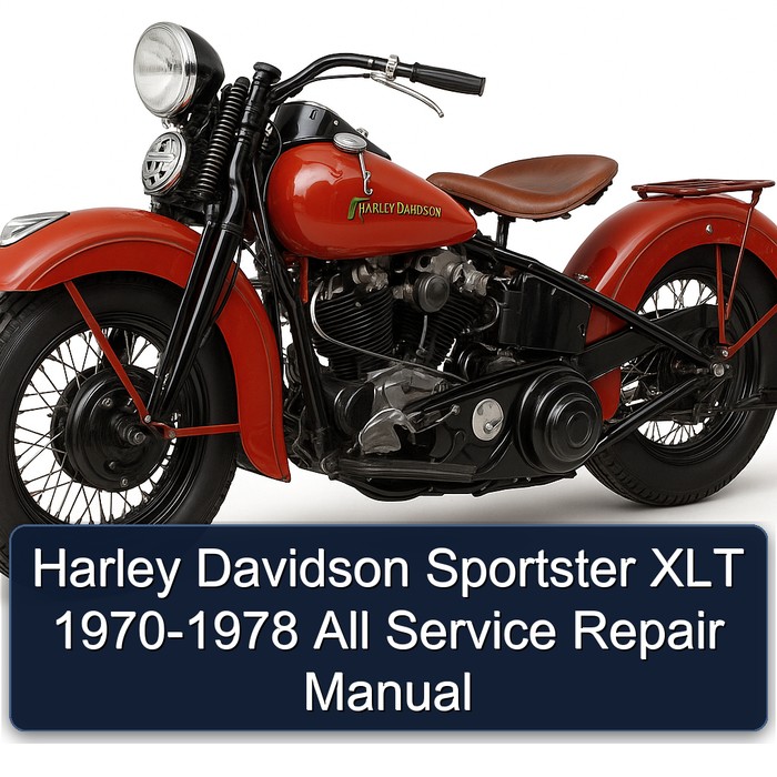 Harley Davidson Sportster XLT 1970-1978 All Service Repair Manual