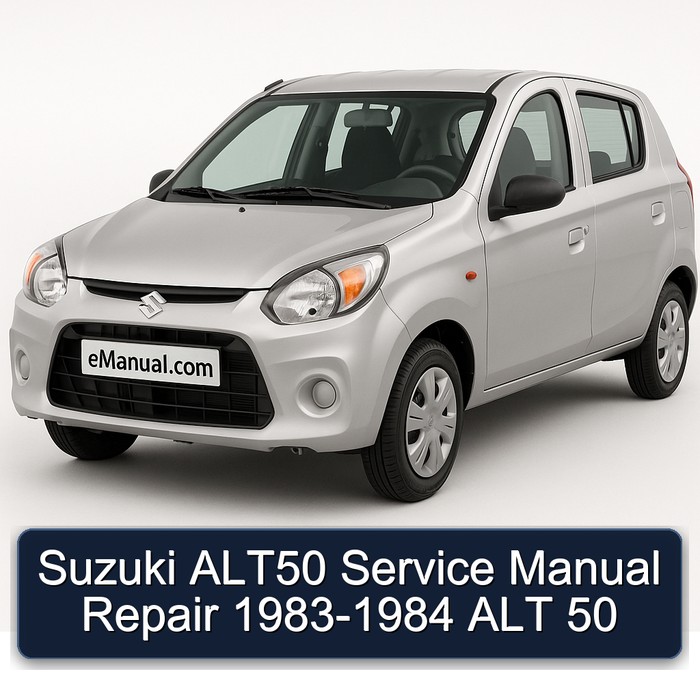 Suzuki ALT50 Service Manual Repair 1983-1984 ALT 50
