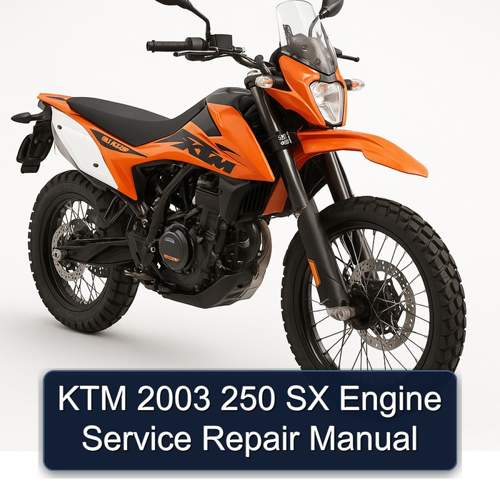 KTM 2003 250 SX Engine Service Repair Manual
