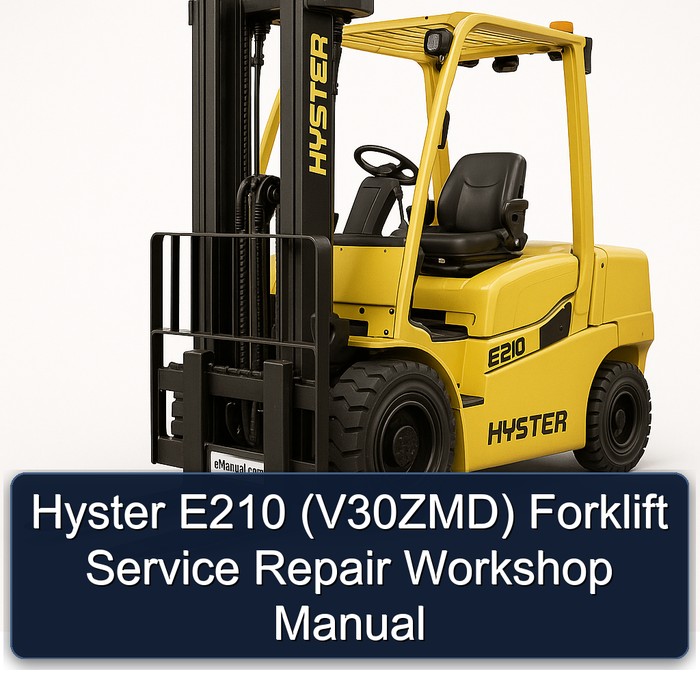 Manual de Servicio y Reparación de la Carretilla Elevadora Hyster E210 (V30ZMD)