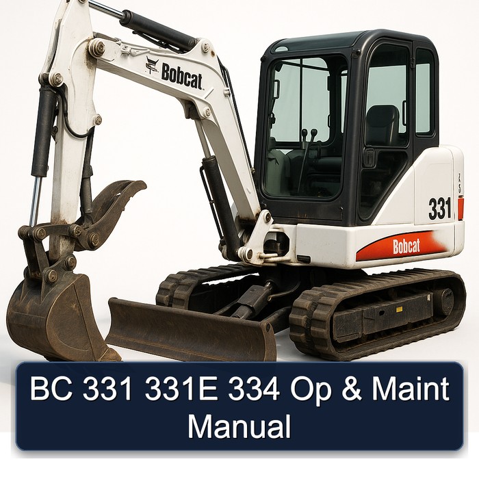 BC 331 331E 334 Op & Maint Manual