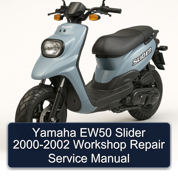 Yamaha EW50 Slider 2000-2002 Workshop Repair Service Manual