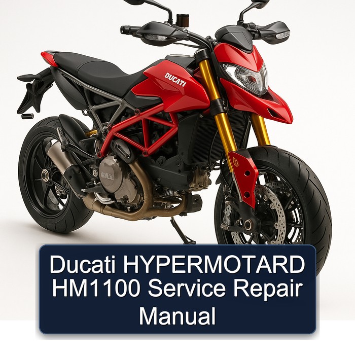 Ducati HYPERMOTARD HM1100 Manual de servicio y reparación