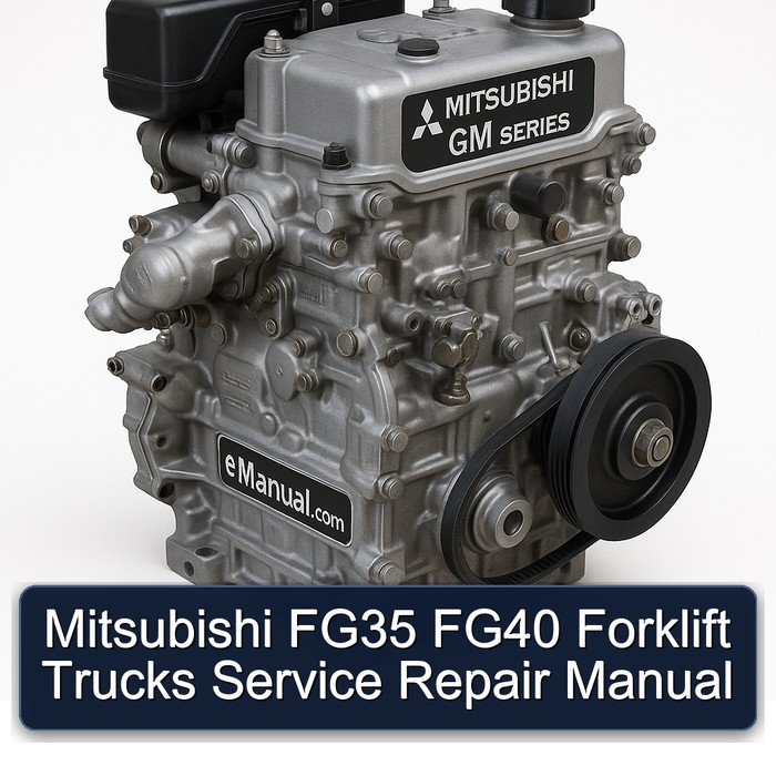 Manual de Servicio y Reparación de Montacargas Mitsubishi FG35 FG40