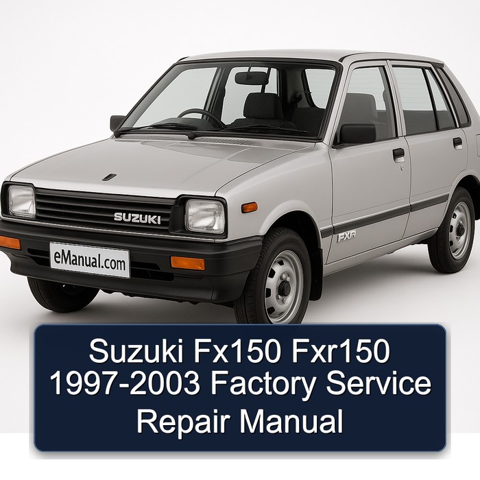 Suzuki Fx150 Fxr150 1997-2003 Factory Manual de servicio y reparación