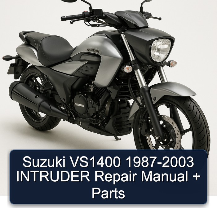 Suzuki VS1400 1987-2003 INTRUDER Repair Manual + Parts