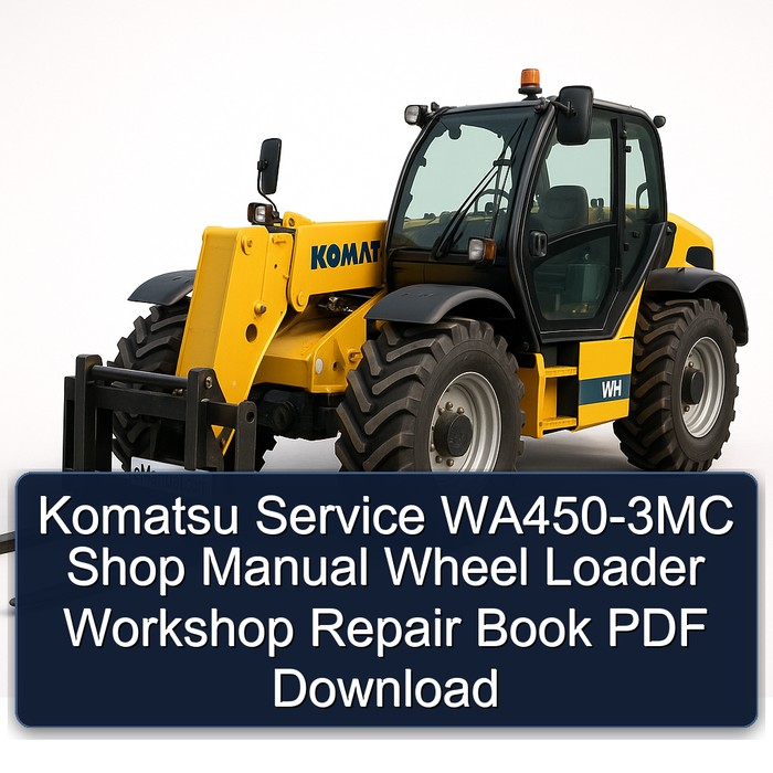 Manual de Taller Komatsu WA450-3MC: Cargador de Ruedas