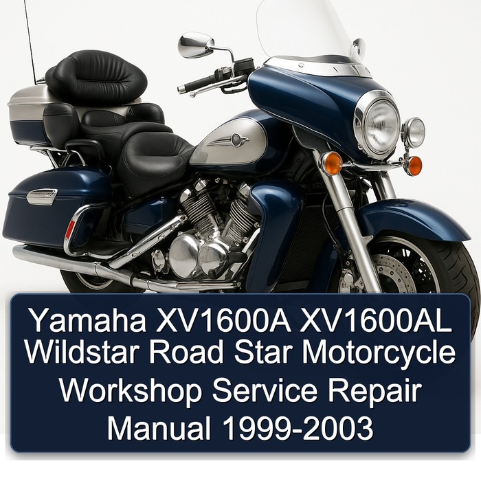 1999 Yamaha XV1600A XV1600AL Wildstar Road Star Motorcycle Workshop Service Repair Manual PDF Download
