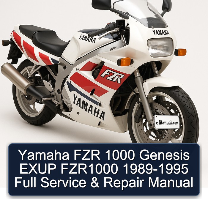 Yamaha FZR 1000 Genesis EXUP FZR1000 1989-1995 Full Service & Repair Manual