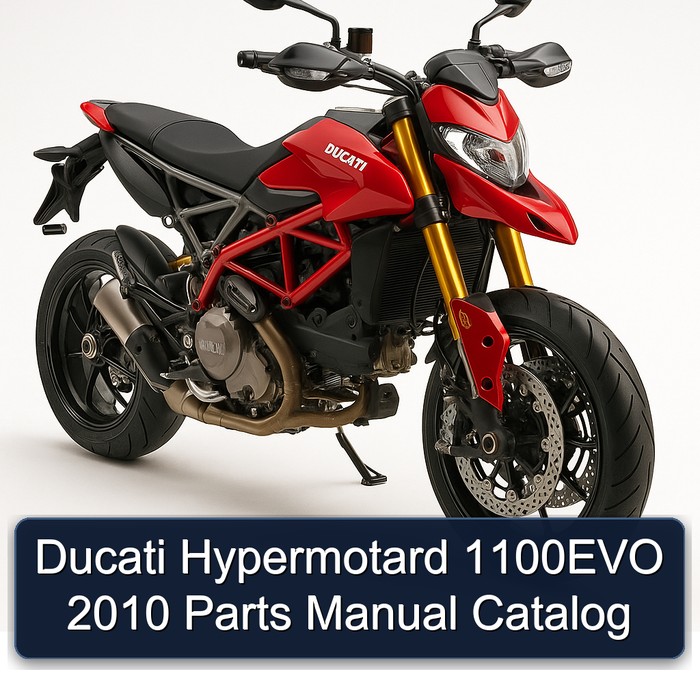 Ducati Hypermotard 1100EVO 2010 Parts Manual Catalog