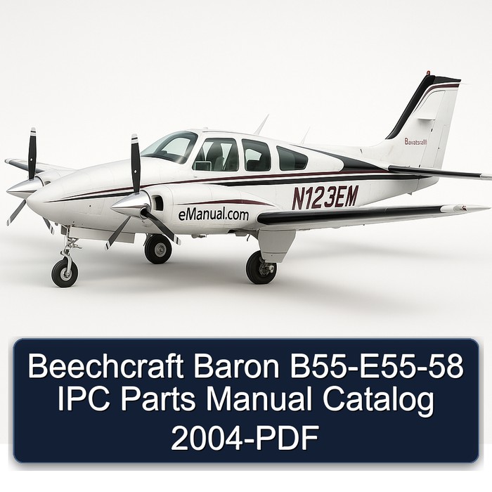 Beechcraft Baron B55-E55-58 IPC Parts Manual Catalog 2004-PDF