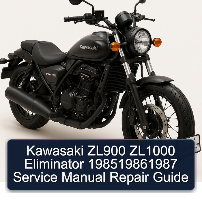 Kawasaki ZL900 ZL1000 Eliminator 198519861987 Service Manual Repair Guide