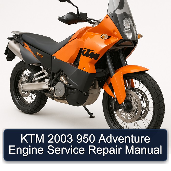 KTM 2003 950 Adventure Engine Service Repair Manual