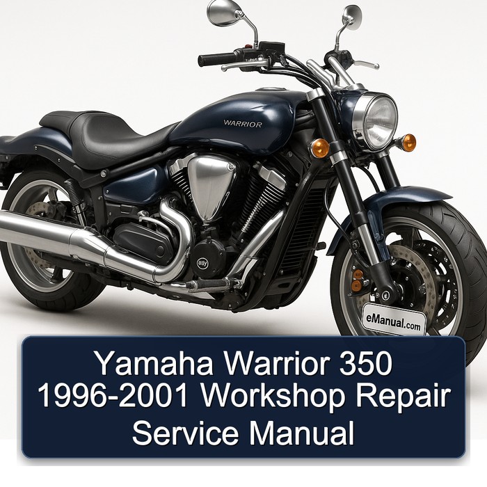Yamaha Warrior 350 1996-2001 Workshop Repair Service Manual 