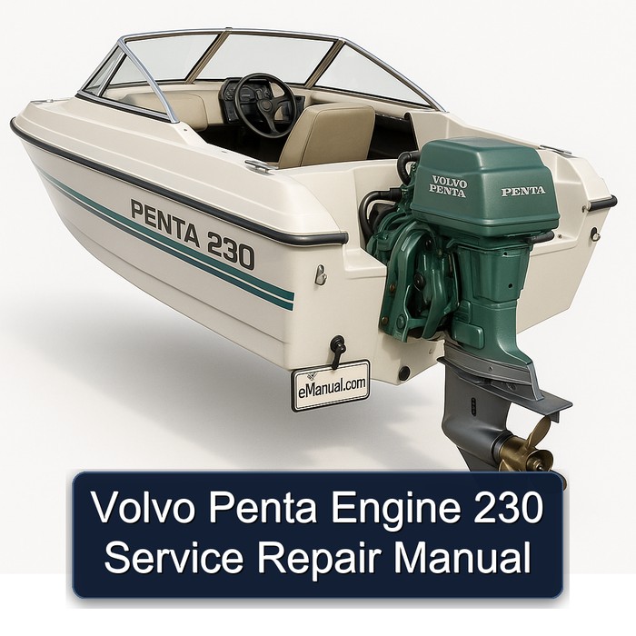 Volvo Penta Engine 230 Service Repair Manual 