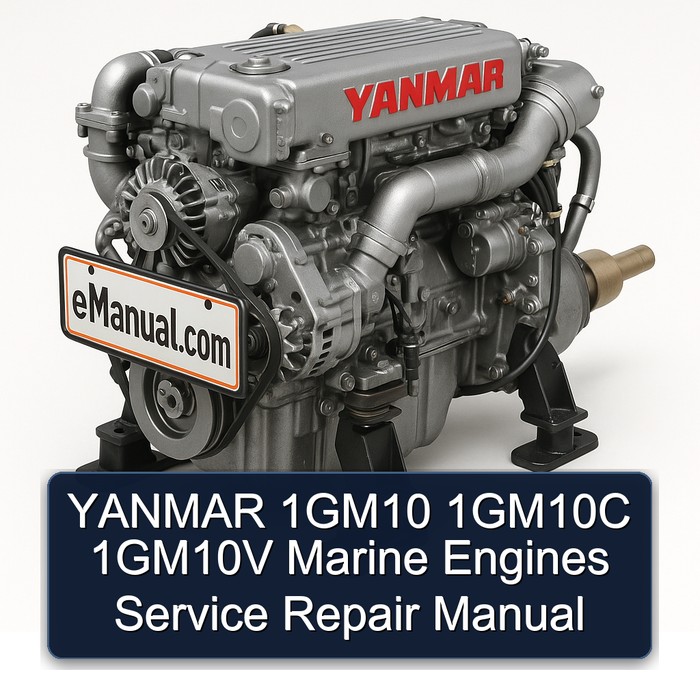 YANMAR 1GM10 1GM10C 1GM10V Marine Engines Manual de servicio y reparación