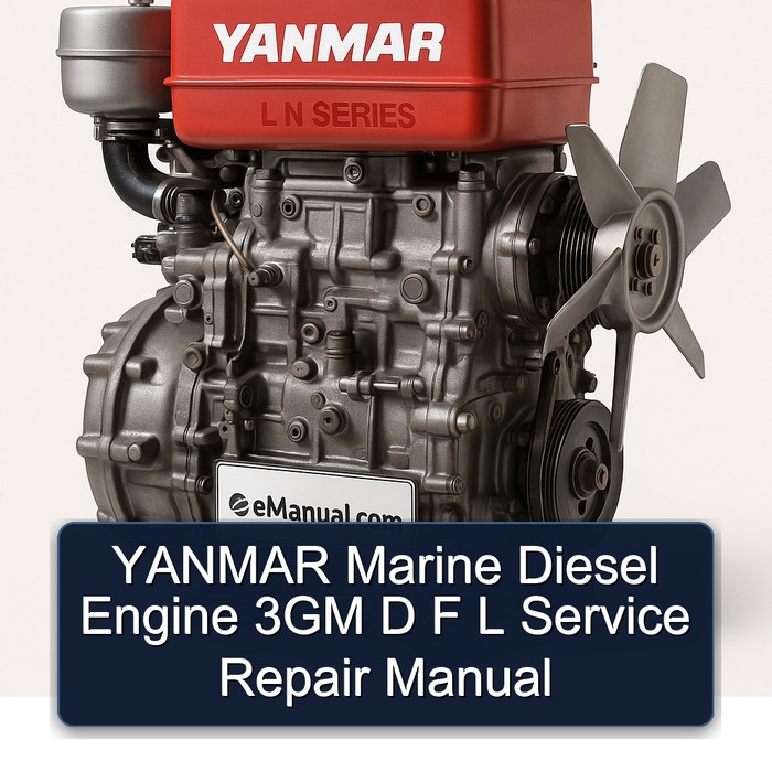Manual de Servicio y Reparación del Motor Diésel Marino Yanmar 3GM D F L