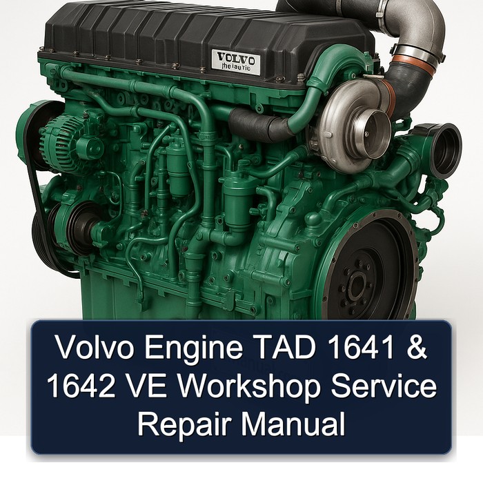 Manual de Servicio y Reparación para Motores Volvo TAD 1641 & 1642 VE