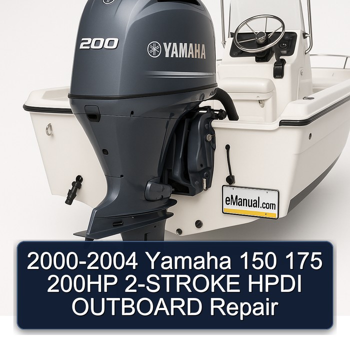 2000-2004 Yamaha 150 175 200HP 2-STROKE HPDI OUTBOARD Repair