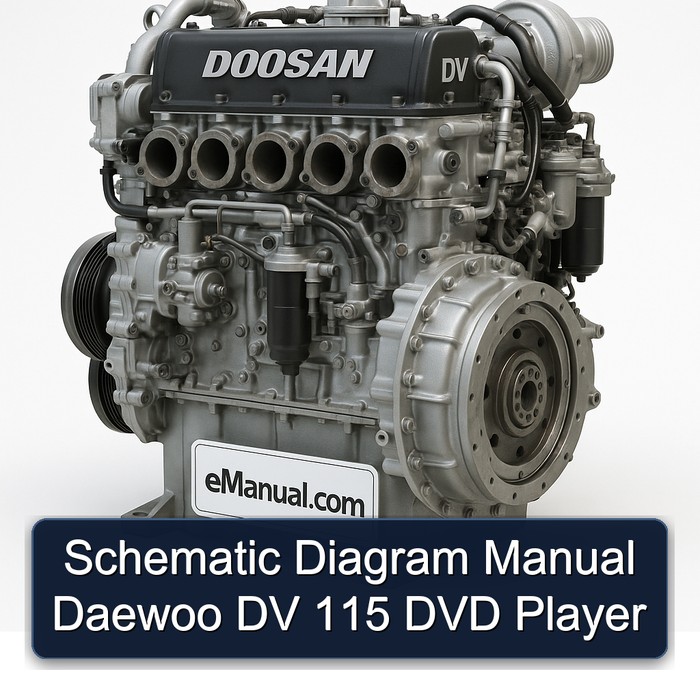 Schematic Diagram Manual Daewoo DV 115 DVD Player 