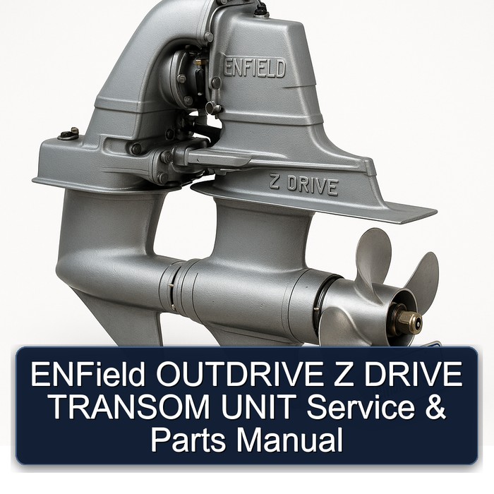ENField OUTDRIVE Z DRIVE TRANSOM UNIT Service & Parts Manual