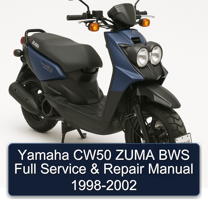 Yamaha CW50 ZUMA BWS Full Manual de servicio y reparación 1998-2002