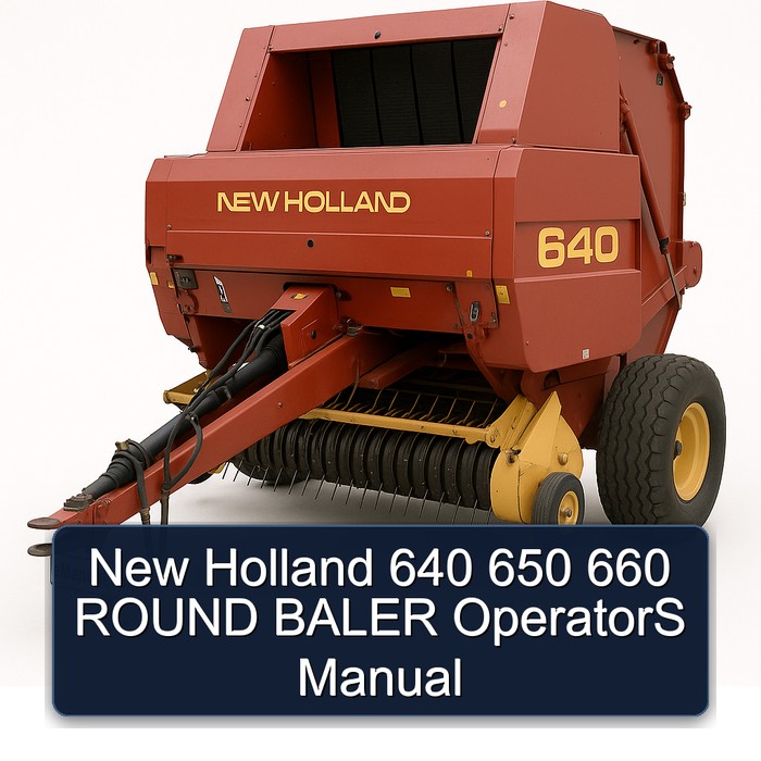 New Holland 640 650 660 ROUND BALER OperatorS Manual