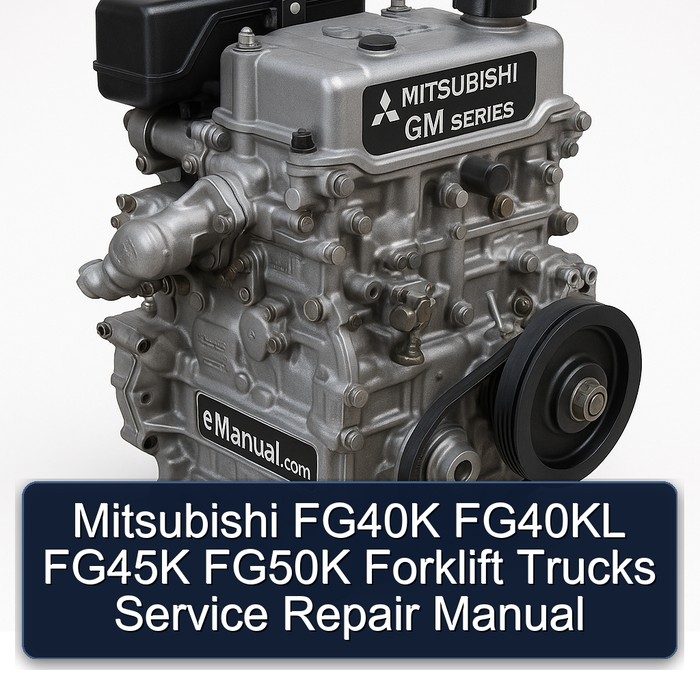 Manual de Servicio y Reparación para Montacargas Mitsubishi FG40K FG40KL FG45K FG50K