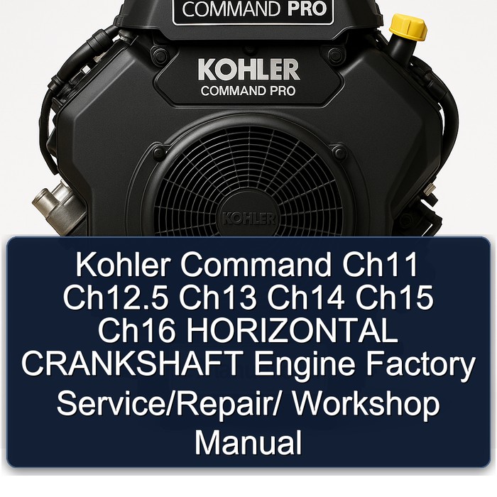Kohler Command Kurbelwellenmotoren - Werkstatthandbuch