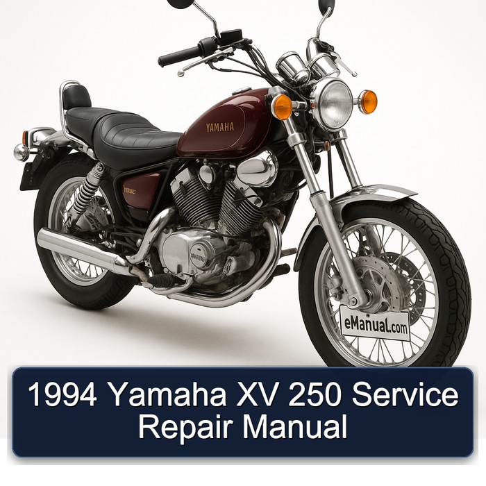 1994 Yamaha XV 250 Manual de servicio y reparación