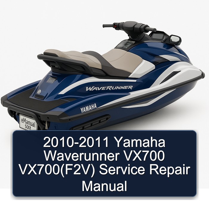 2010-2011 Yamaha Waverunner VX700 VX700(F2V) Manual de servicio y reparación