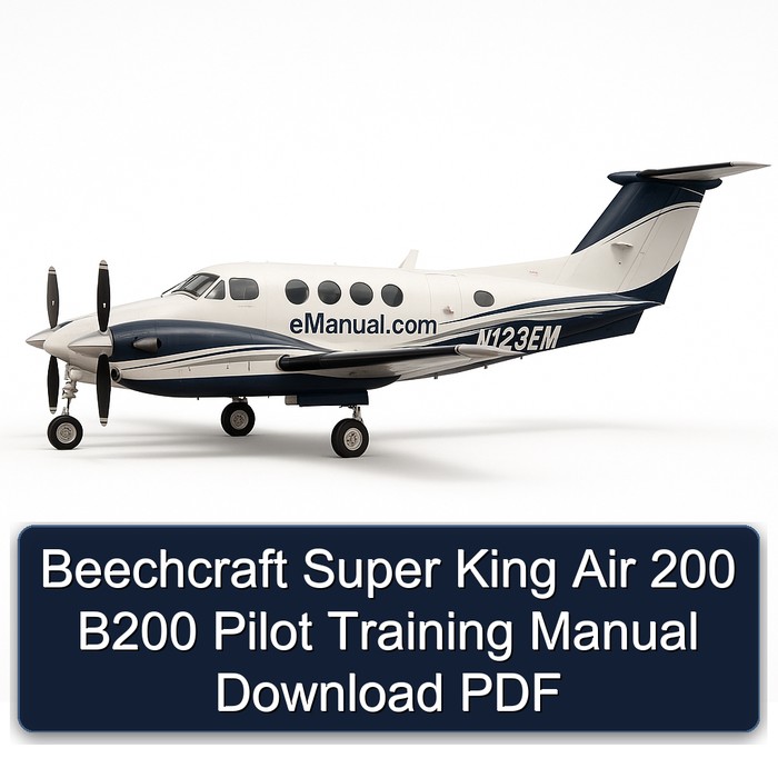 Beechcraft Super King Air 200 B200 Pilot Training Manual Download PDF