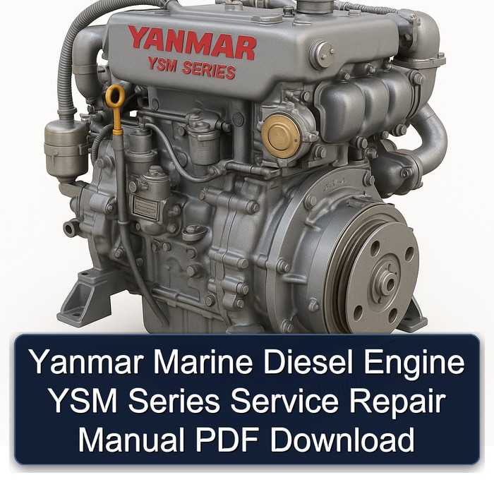 Yanmar Marine Diesel Engine YSM Series Service Repair Manual PDF Download