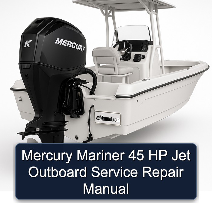 Mercury Mariner 45 HP Jet Outboard Manual de servicio y reparación