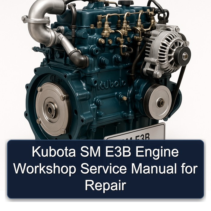 Kubota SM E3B Engine Workshop Service Manual for Repair