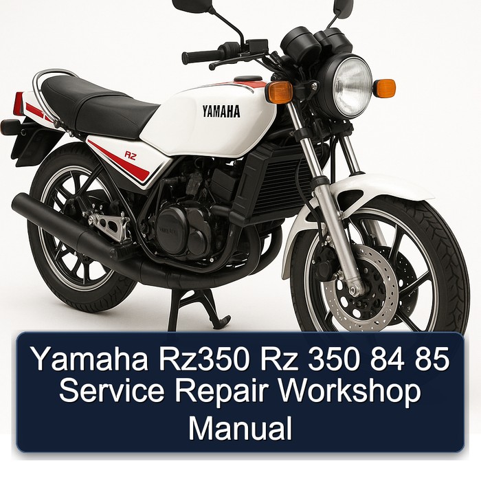 Yamaha Rz350 Rz 350 84 85 Service Repair Workshop Manual