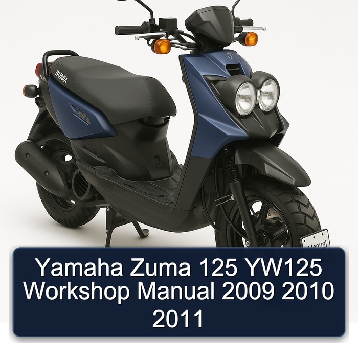 Yamaha Zuma 125 YW125 Workshop Manual 2009 2010 2011