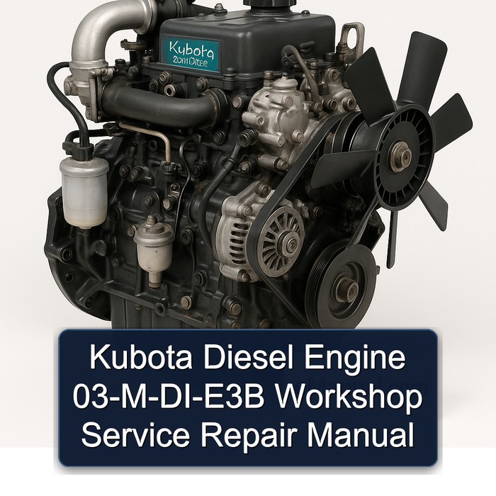 Kubota Diesel Engine 03-M-DI-E3B Workshop Service Repair Manual 