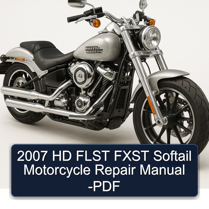 2007 HD FLST FXST Softail Motorcycle Repair Manual -PDF