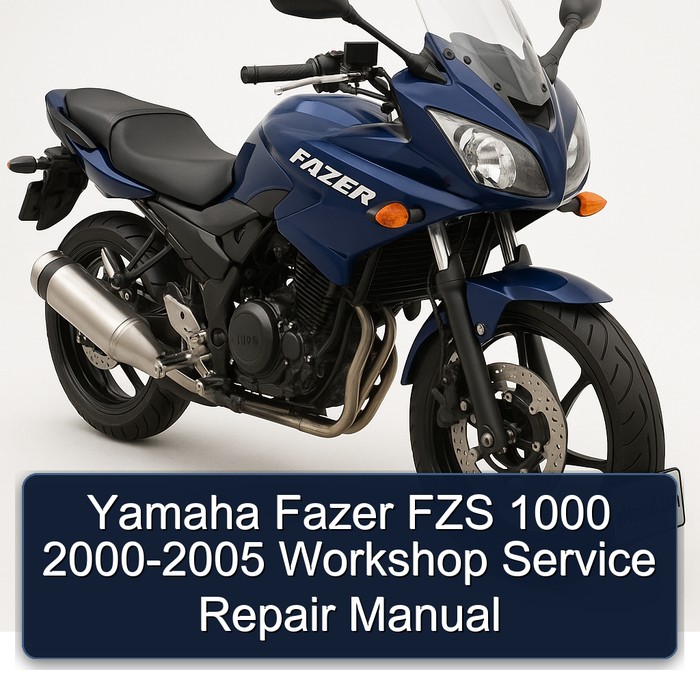 Yamaha Fazer FZS 1000 2000-2005 Workshop Manual de servicio y reparación