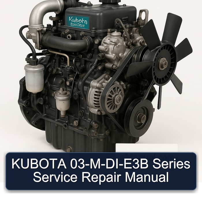 KUBOTA 03-M-DI-E3B Series Manual de servicio y reparación