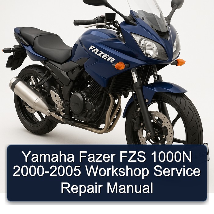 Yamaha Fazer FZS 1000N 2000-2005 Workshop Manual de servicio y reparación