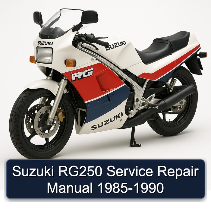 Suzuki RG250 Service Repair Manual 1985-1990