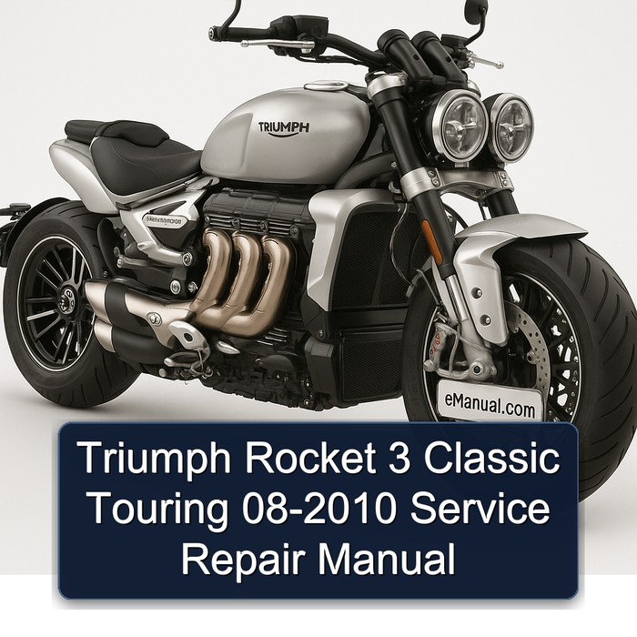 Triumph Rocket 3 Classic Touring 08-2010 Manual de servicio y reparación