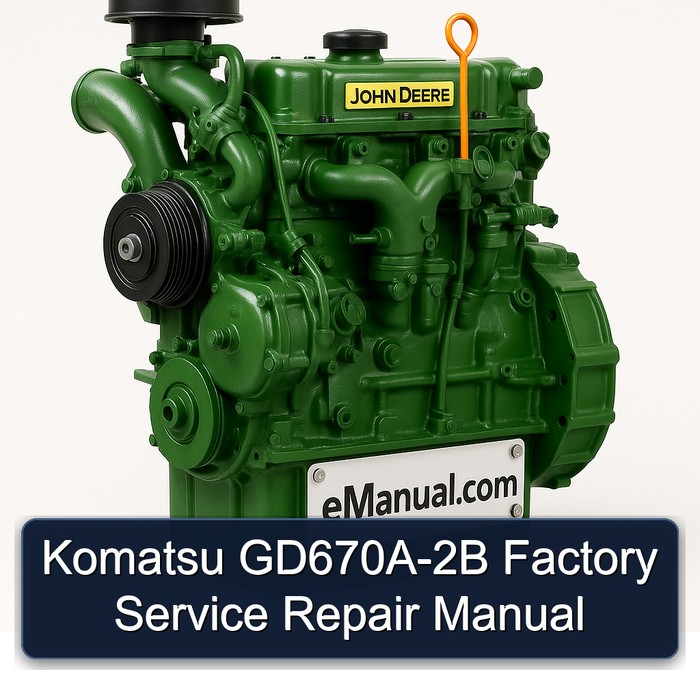 Komatsu GD670A-2B Factory Manual de servicio y reparación