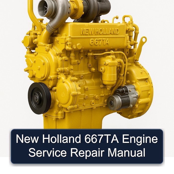 New Holland 667TA Engine Manual de servicio y reparación