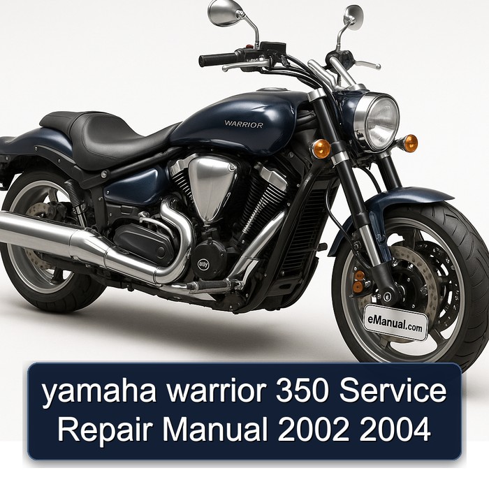 yamaha warrior 350 Manual de servicio y reparación 2002 2004
